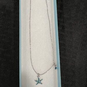 Starfish necklace made exclusively with Swarovski crystals